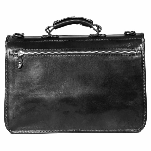 NWOT I Medici Leather Firenze Briefcase Messenger Bag - Picture 2 of 14